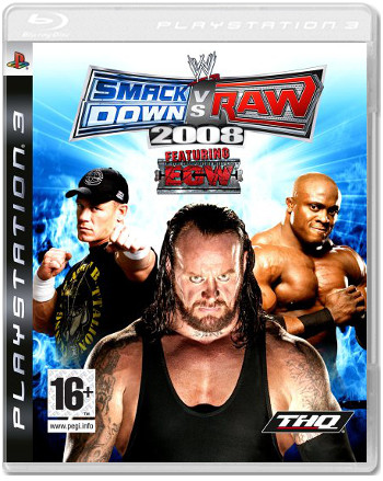 WWE SmackDown! vs. Raw 2008 (Б/У) (не оригинальная полиграфия) [PS3]