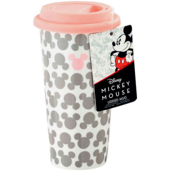 Кружка с крышкой Funko: Disney Classic: Mickey Summer: Block Print