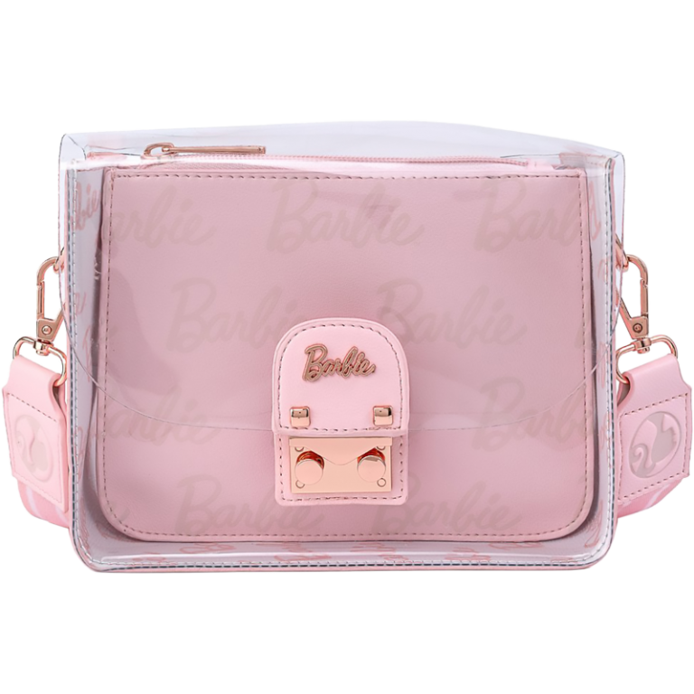 Сумка Funko LF: Barbie Rose Gold Metal Lock Clear Crossbody Bag
