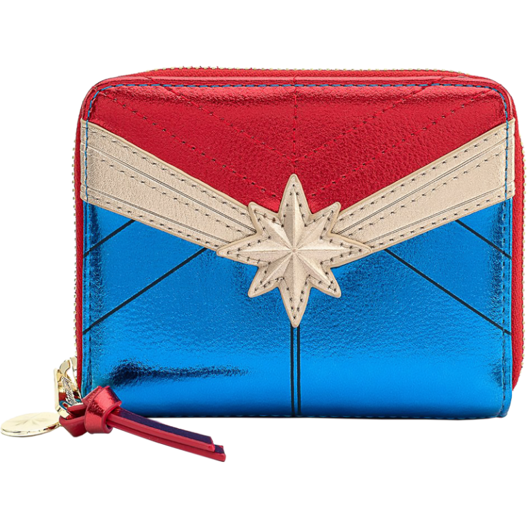 Кошелек Funko LF: Marvel: Captain Marvel Classic Cosplay Zip Around Wallet