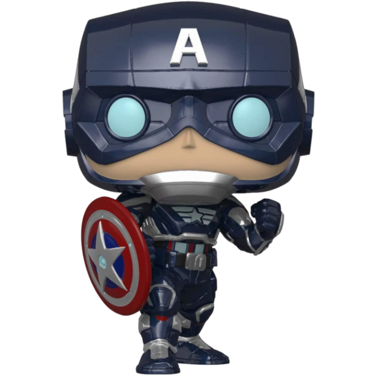 Фигурка Funko POP! Bobble: Marvel: Avengers Game: Captain America #627