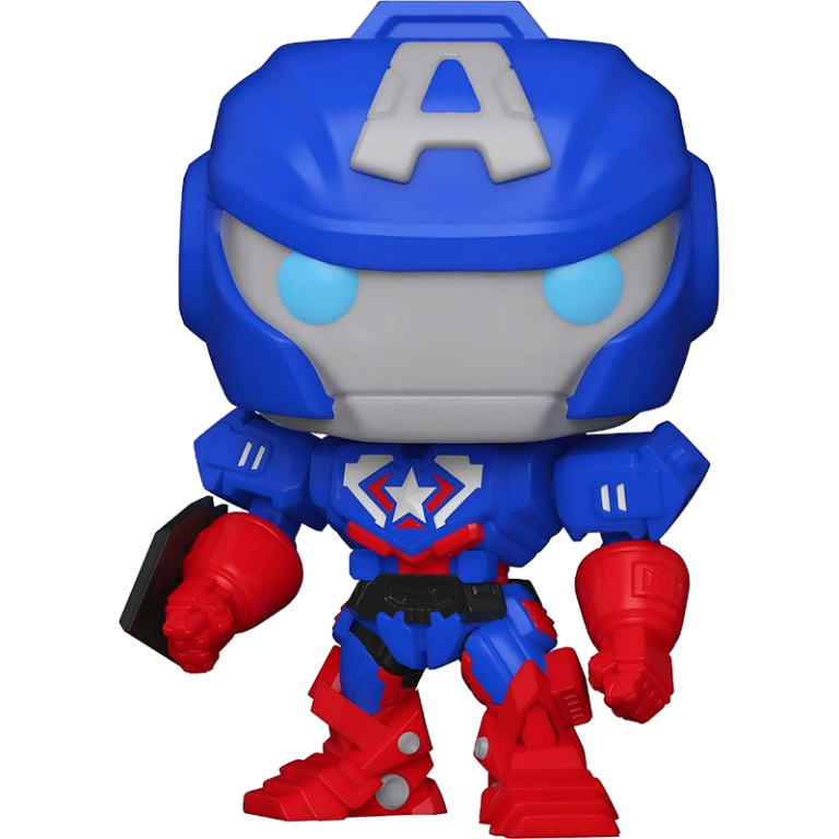 Фигурка Funko POP! Bobble: Marvel Avengers Mech Strike: Captain America #829