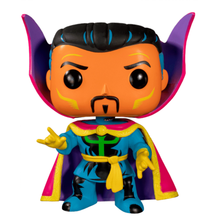 Фигурка Funko POP! Bobble: Marvel: Black Light: Dr. Strange (Exc) #651