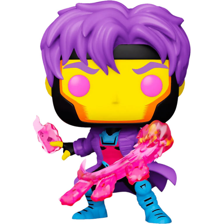 Фигурка Funko POP! Bobble: Marvel: Black Light: Gambit (Exc) #798