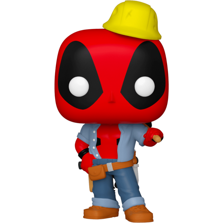 Фигурка Funko POP! Bobble: Marvel: Deadpool 30th: Construction Worker Deadpool #781