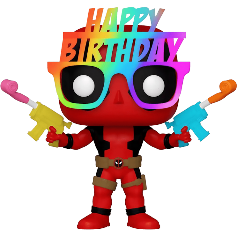 Фигурка Funko POP! Bobble: Marvel: Deadpool 30th: Birthday Glasses Deadpool #783