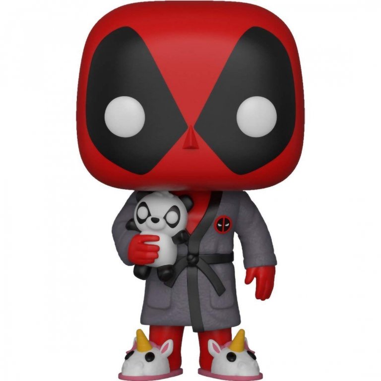 Фигурка Funko POP! Bobble: Marvel: Deadpool Playtime: Deadpool in Robe #327