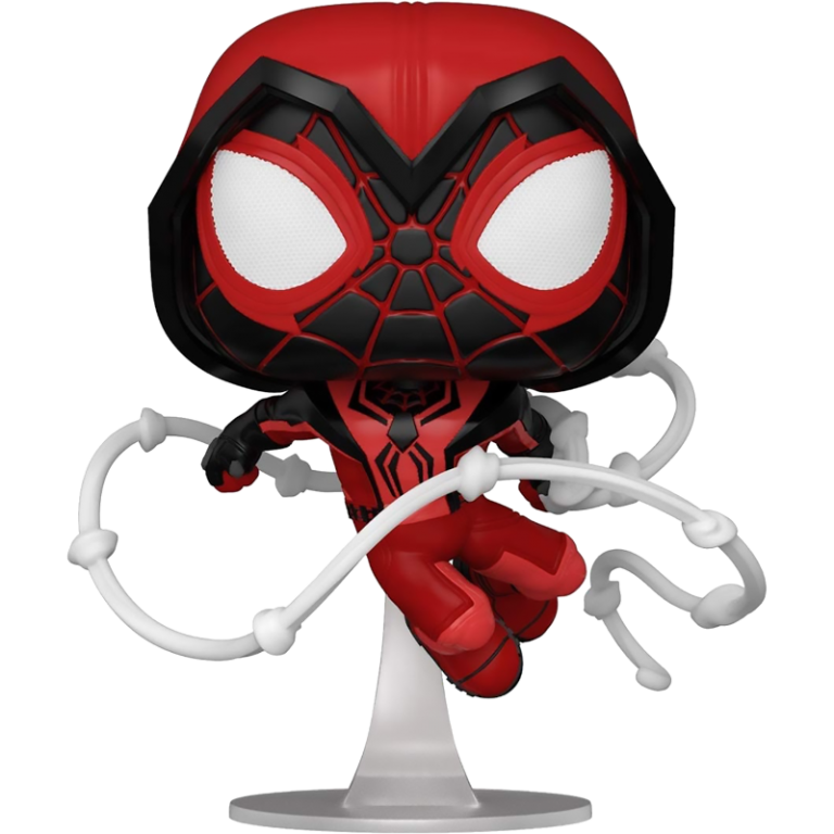 Фигурка Funko POP! Bobble: Marvel Games: Miles Morales (Crimson Cowl Suit) #770