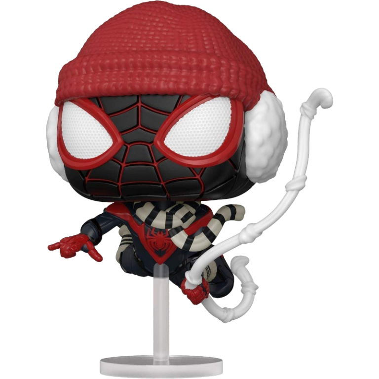 Фигурка Funko POP! Bobble: Marvel Games: Miles Morales (Winter Suit) #771