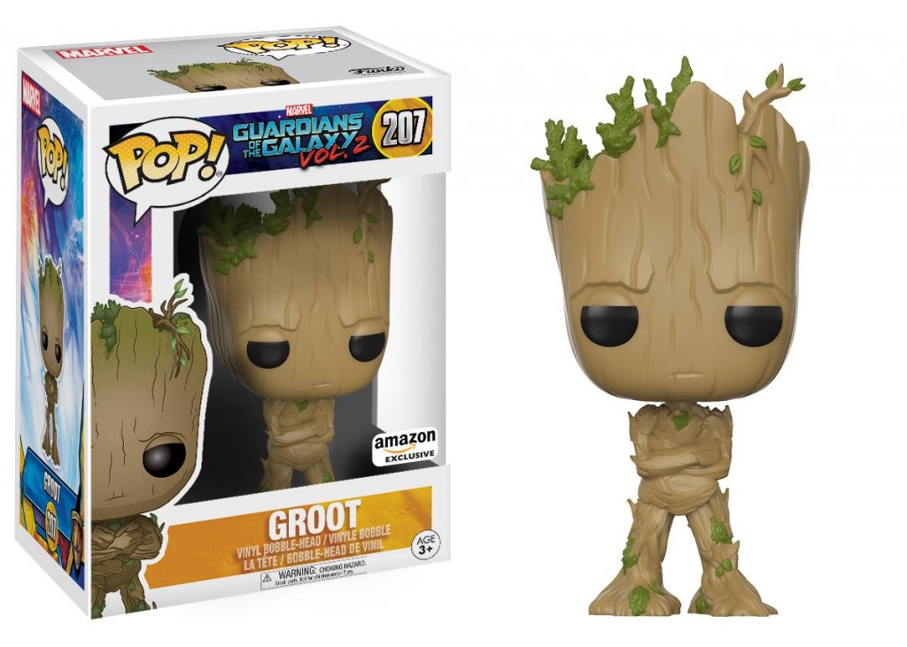 Фигурка Funko POP! Bobble: Marvel: Guardians O/T Galaxy 2: Groot (Exc) #207