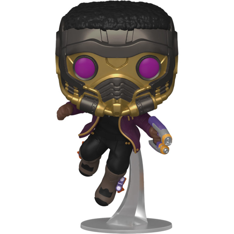 Фигурка Funko POP! Bobble: Marvel: What If...?: T'Challa Star-Lord #871
