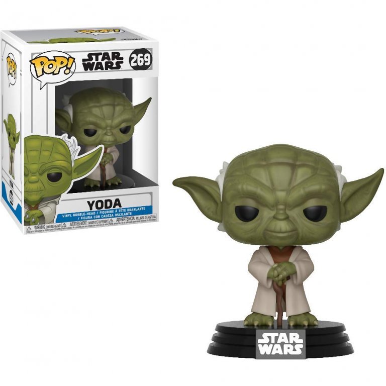 Фигурка Funko POP! Bobble: Star Wars: Clone Wars: Yoda #269