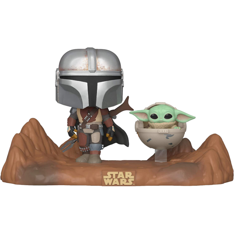 Фигурка Funko POP! Bobble: Star Wars: Mandalorian: The Mandalorian with The Child #390