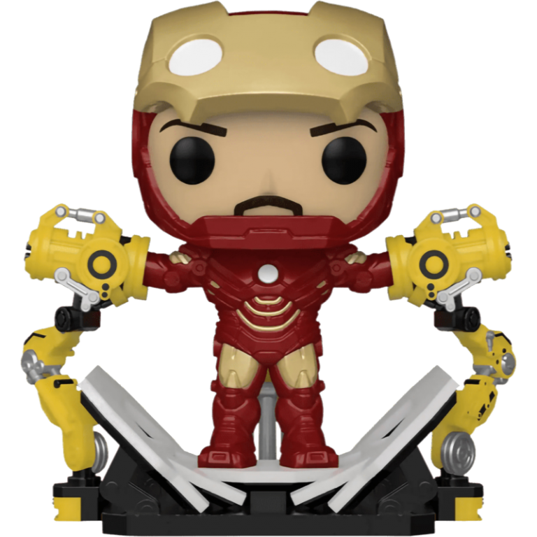 Фигурка Funko POP! Deluxe: Marvel: Iron Man 2: Iron Man (with Gantry) (GW) #905