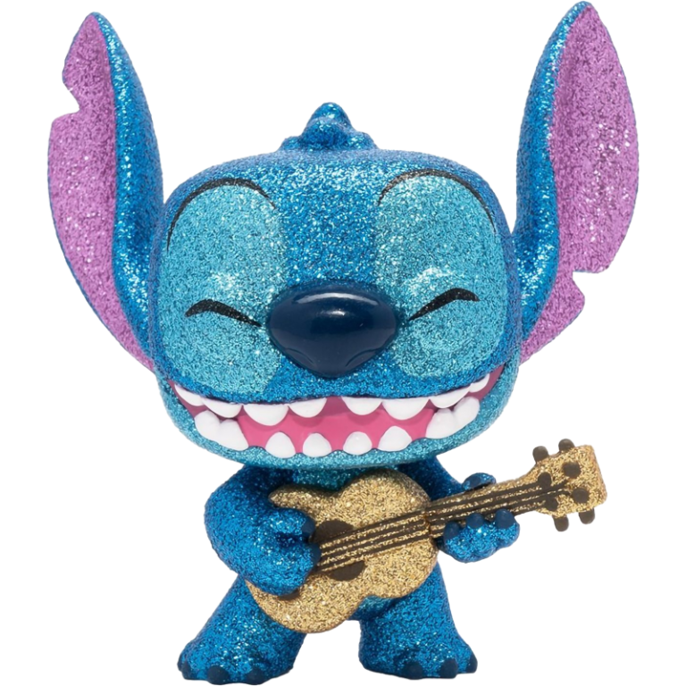 Фигурка Funko POP! Disney: Lilo & Stitch: Stitch (with Ukulele) (DGLT) #1044