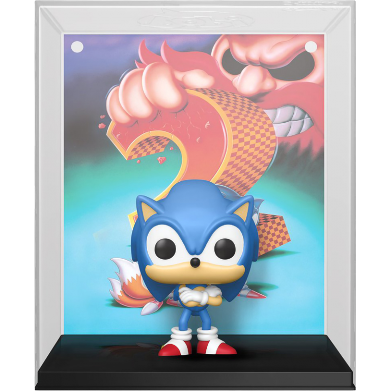 Фигурка Funko POP! Game Covers: Sonic the Hedgehog 2: Sonic #01