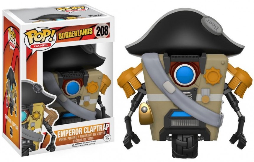 Фигурка Funko POP Games Borderlands: Emperor Claptrap #208