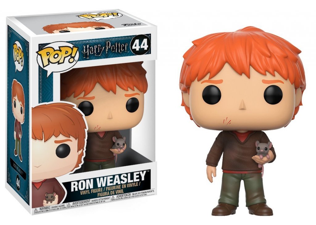 Фигурка Funko POP Harry Potter: Ron Weasley With Scabbers #44