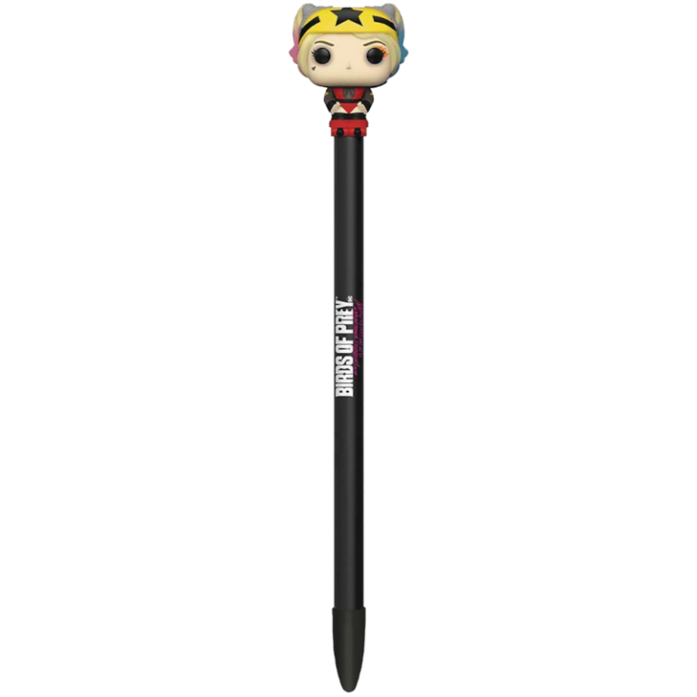 Ручка шариковая Funko POP! Pen Toppers: Birds of Prey: Harley Quinn (Roller Derby)