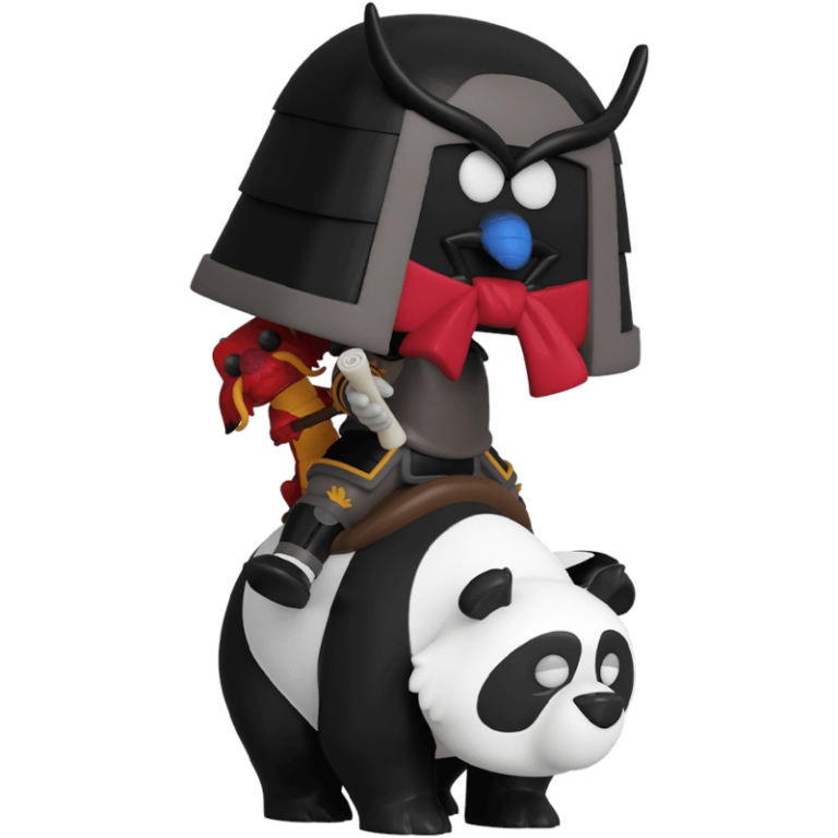 Фигурка Funko POP! Rides: ECCC: Disney: Mulan: Mushu Riding Panda (Exc) #77