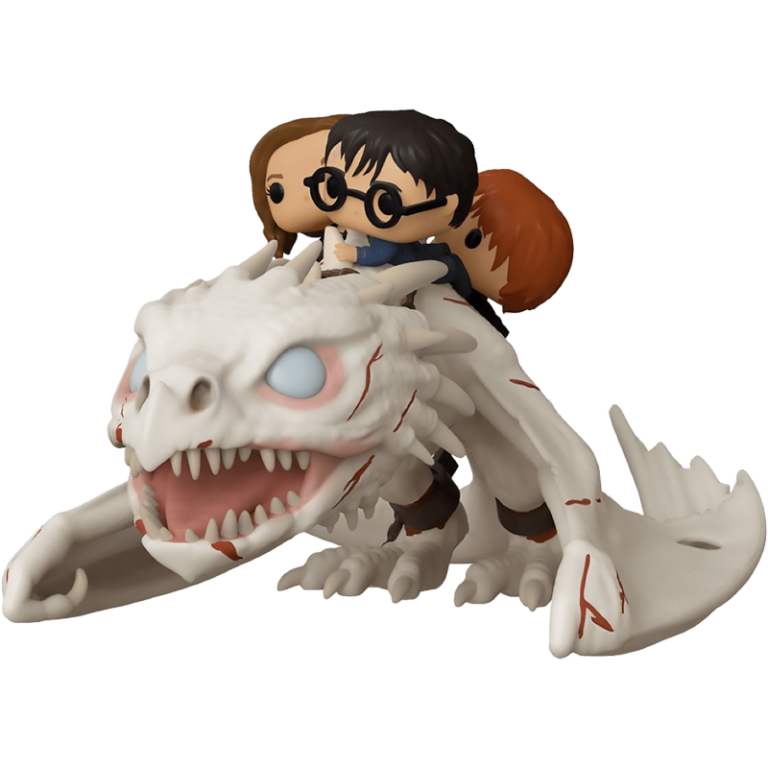 Фигурка Funko POP! Rides: Harry Potter: Harry, Hermione & Ron riding Gringotts Dragon #93