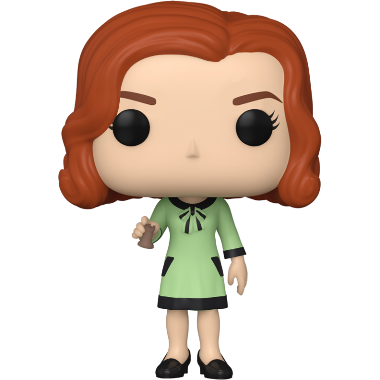Фигурка Funko POP! Television: The Queens Gambit: Beth Harmon (with Rook) #1122
