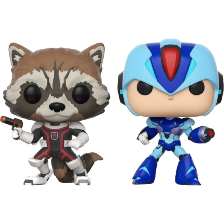 Фигурка Funko POP! Vinyl 2-Pack: Capcom vs. Marvel: Rocket vs MegaMan X
