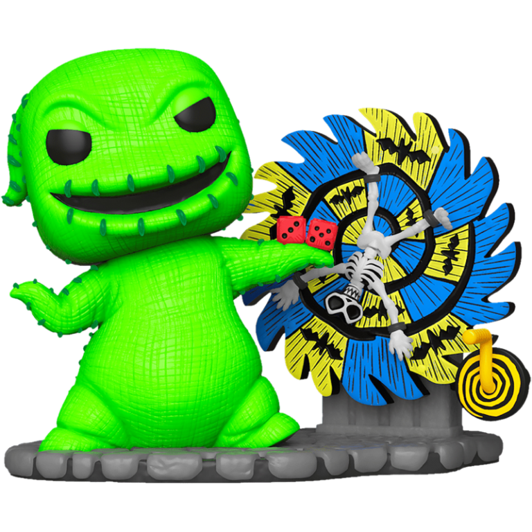 Фигурка Funko POP! Vinyl: Deluxe: NBC: Oogie with Spinwheel (Neon) (Exc) #811
