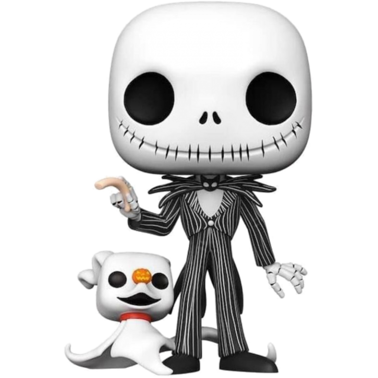 Фигурка Funko POP! Vinyl: Disney: NBC: 10" Jack Skellington with Zero (GW) #809