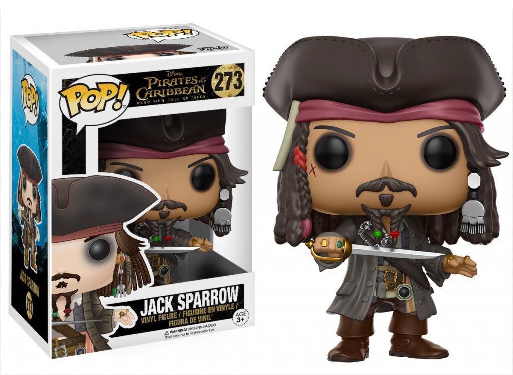 Фигурка Funko POP! Vinyl: Disney: Pirates 5: Jack Sparrow #273