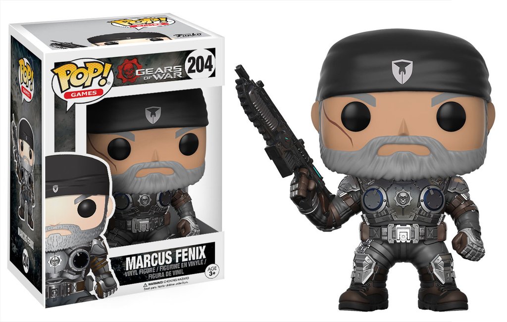 Фигурка Funko POP! Vinyl: Games: GOW: Marcus Fenix (Old Man) #204