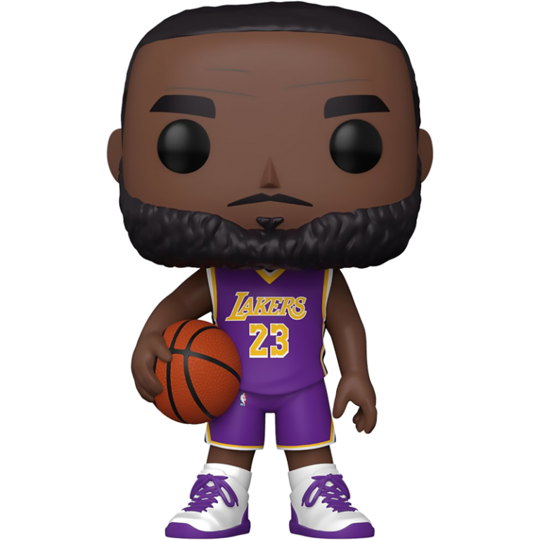Фигурка Funko POP! Vinyl: NBA: Lakers: 10" LeBron James (Purple Jersey) #53