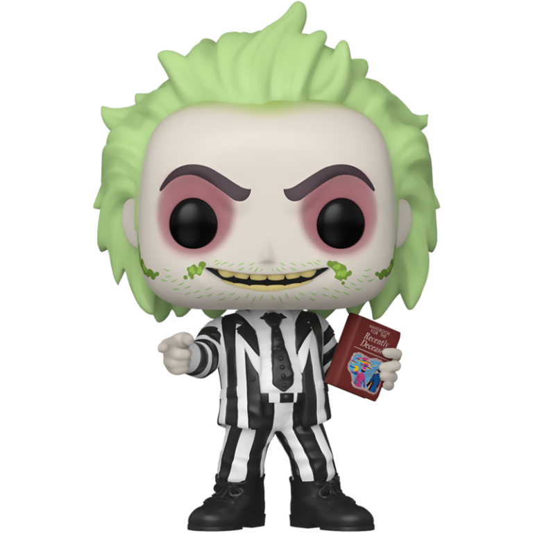 Фигурка Funko POP! Vinyl: NYCC: Beetlejuice: Beetlejuice w/ Handbook (GW) (Exc) #1010