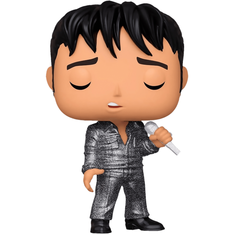 Фигурка Funko POP! Vinyl: Rocks: Elvis Presley '68 Comeback Special (DGLT) (Exc) #188