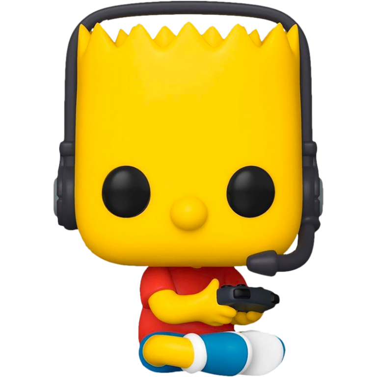 Фигурка Funko POP! Vinyl: Simpsons: Gamer Bart (Exc) #1035
