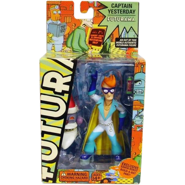 Фигурка Futurama Toynami Series 4 Action Figure - Captain Yesterday (Б/У)