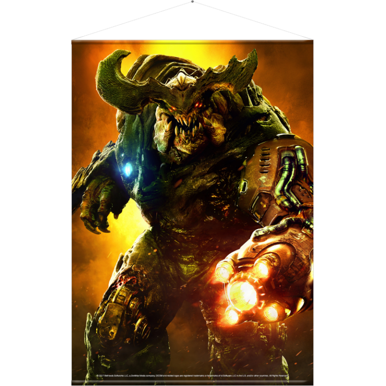 Тканевый постер Gaya Wall Scroll: Doom Cyber Demon (100 x 77 см)