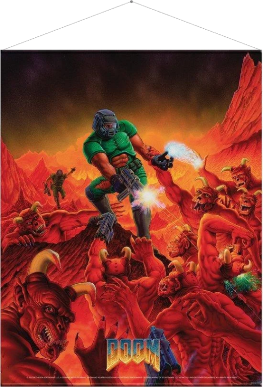 Тканевый постер Gaya Wall Scroll: Doom Retro (100 x 77 см)
