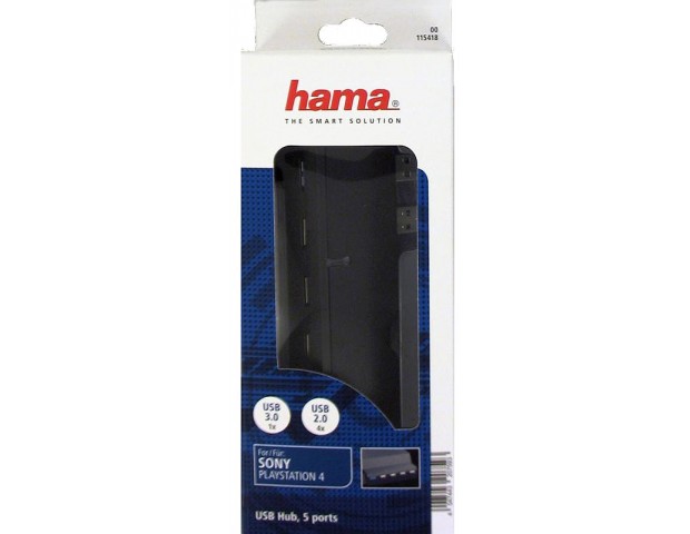 Hama USB HUB для PS4 (5 портов)