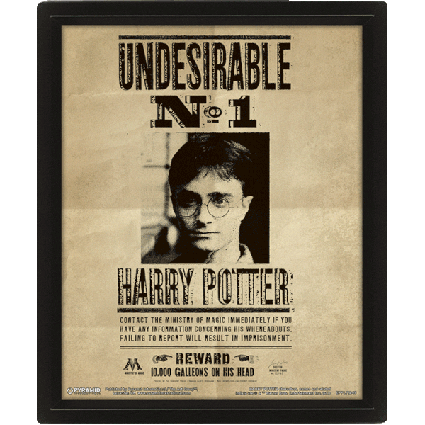 Постер лентикулярный Harry Potter (Potter / Sirius)