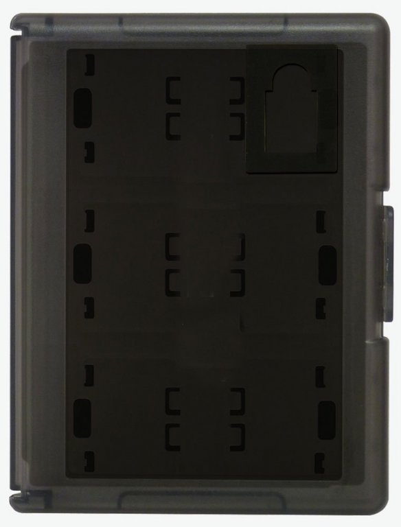 Hori Футляр для хранения 12 игровых карт PS Vita, чёрный (Б/У)