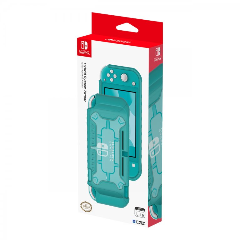 Hori Защитный чехол Hori Hybrid system armour для Switch Lite, turquoise (NS2-055U)