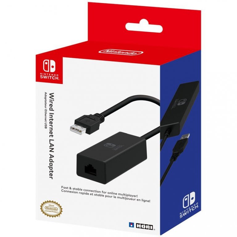 HORI Проводной LAN адаптер для Nintendo Switch (Wired Internet LAN Adapter)