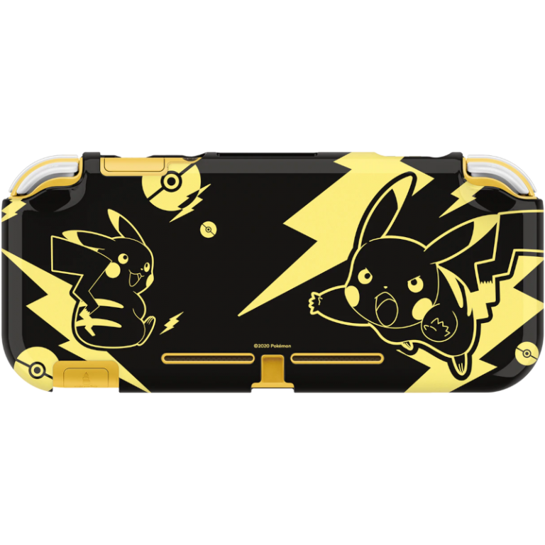 Hori Защитный чехол для Nintendo Switch Lite, Duraflexi Protector - Pokemon: Pikachu Black & Gold (NS2-076U)