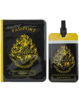 Аксессуар Дорожный набор Гарри Поттер Хогвартс (обложка для паспорта, бирка для чемодана)