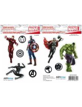 Аксессуар Наклейки ABYstyle: Marvel: Avengers (2 листа / 16x11 см.)