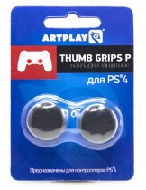 Аксессуар Накладки Artplays Thumb Grips защитные на джойстики геймпада (2 шт) 14мм вогнутые черные