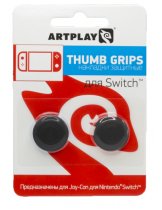 Аксессуар  Накладки Artplays Thumb Grips защитные на джойстики геймпада Nintendo Switch (черные)