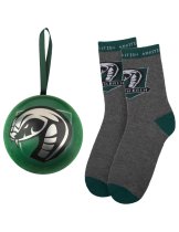 Аксессуар Ёлочная игрушка + носки Гарри Поттер: Слизерин