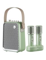 Аксессуар Портативный караоке Bluetooth динамик с двумя микрофонами Divoom SongBird-HQ (зелёный)